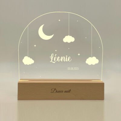 Lampe LED personnalisée Clair de Lune