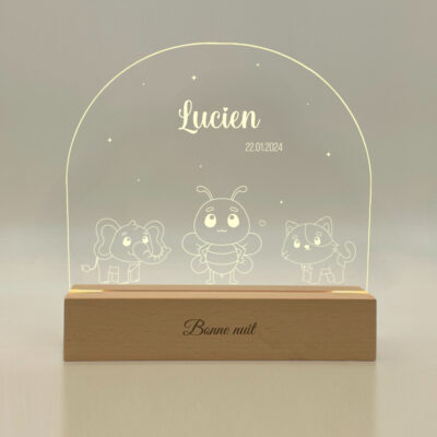 Lampe LED personnalisée Compagnons