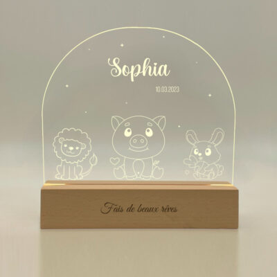 Lampe LED personnalisée Aventures