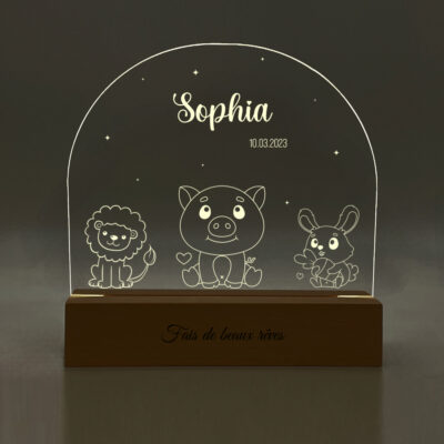 Image produit lampe Aventures vue de nuit